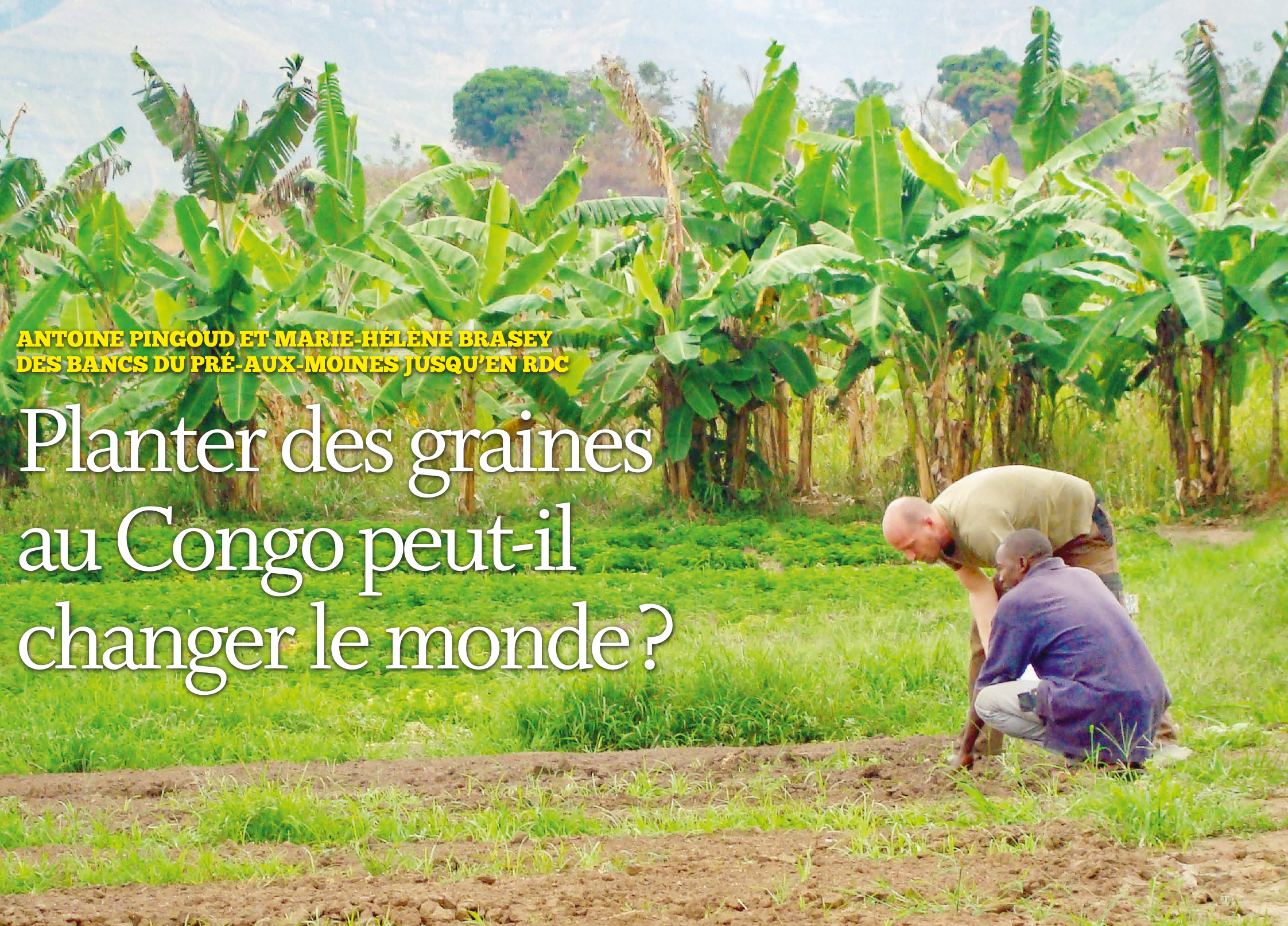 Planter des graines au Congo peut-il changer le monde ?