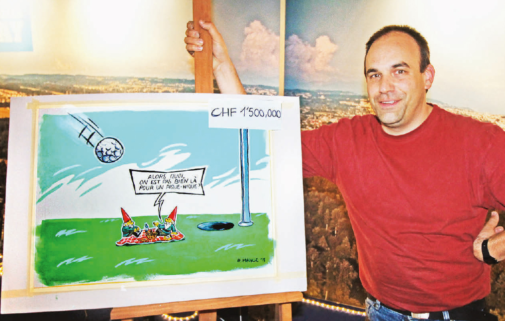 Gazette de l’Expo de Coss – Peinture en direct du dessinateur Romain Mange