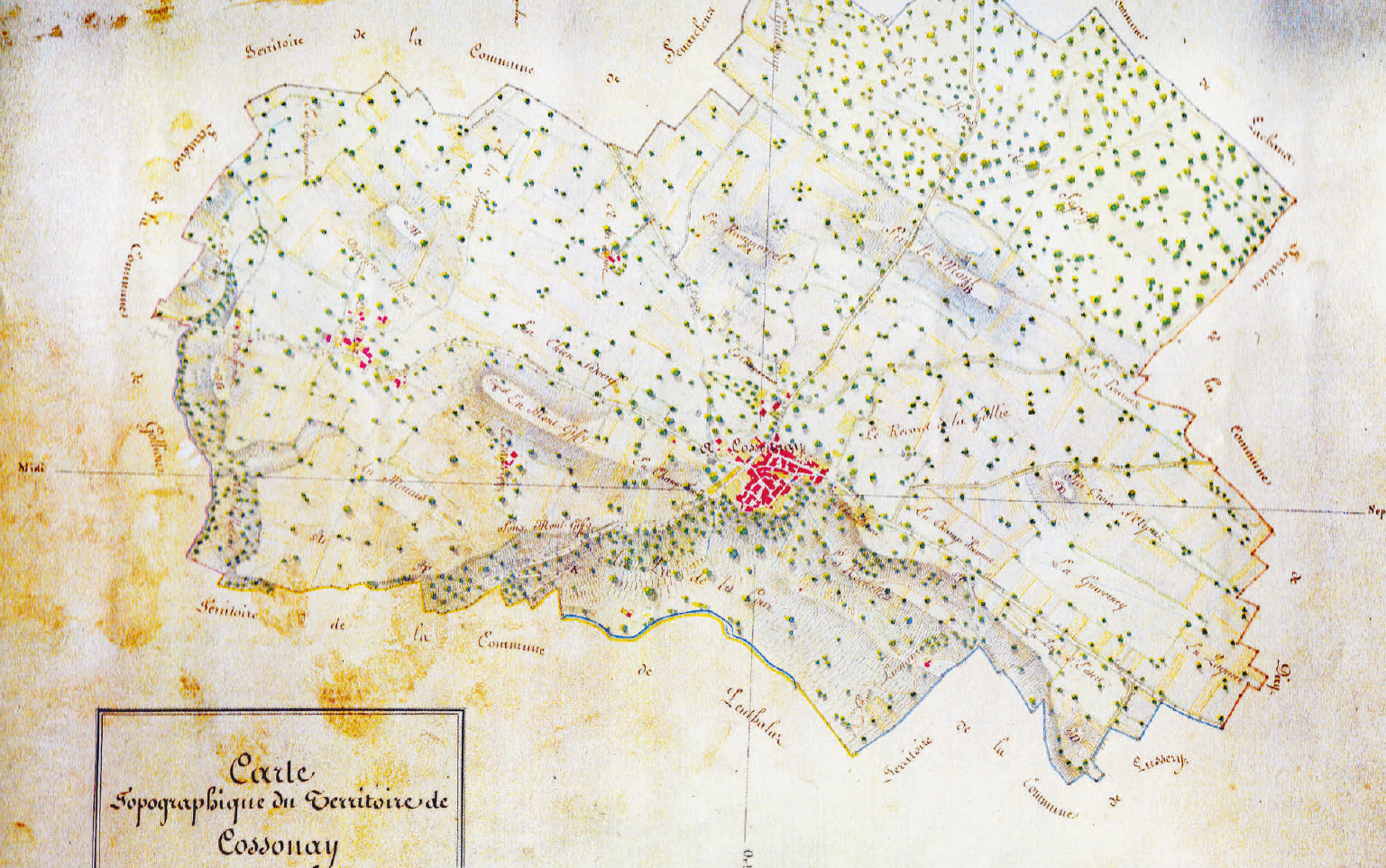 Atlas toponymique – Les lieux-dits de Cossonay