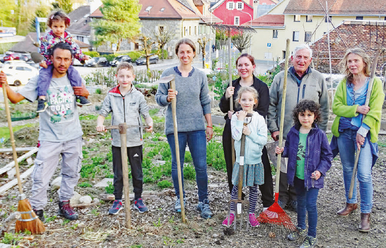 Cossonay – nouveau jardin communautaire – Accueil le dimanche 5 mai !