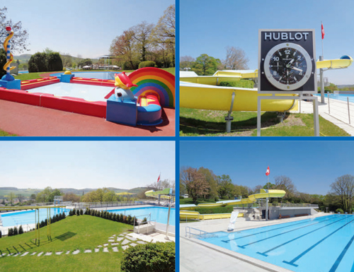 La Sarraz – Piscine de la Venoge – Des vélos sous l’eau