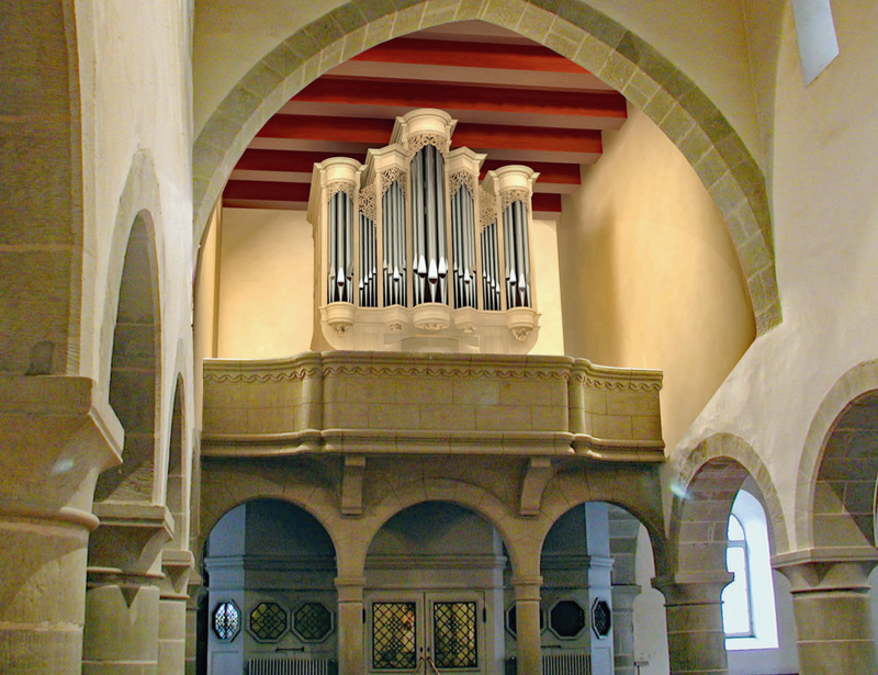 Nouvel orgue de tribune du Temple de Cossonay