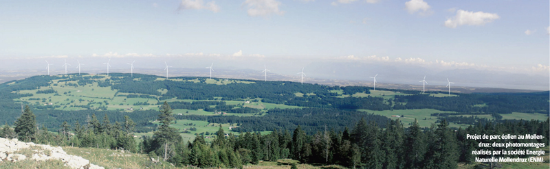 Col du Mollendruz – Projet de parc éolien toujours en suspens
