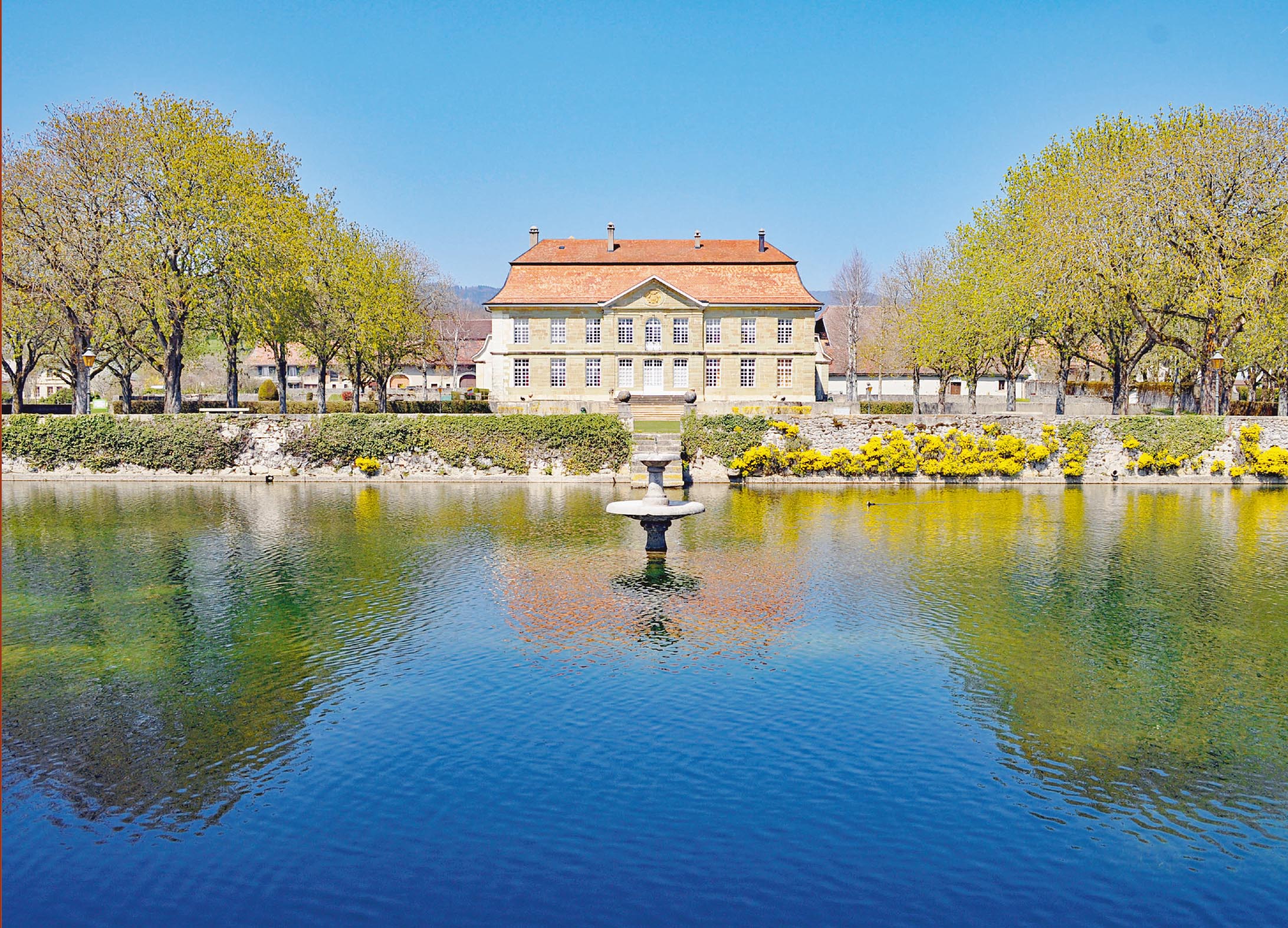 Histoire du bassin du Château de L’Isle