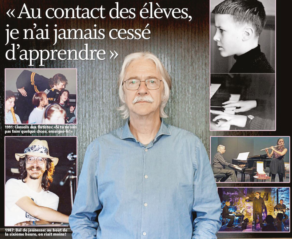 Cossonay. François Margot prend sa retraite de l’EMC après 43 ans d’enseignement de la musique.