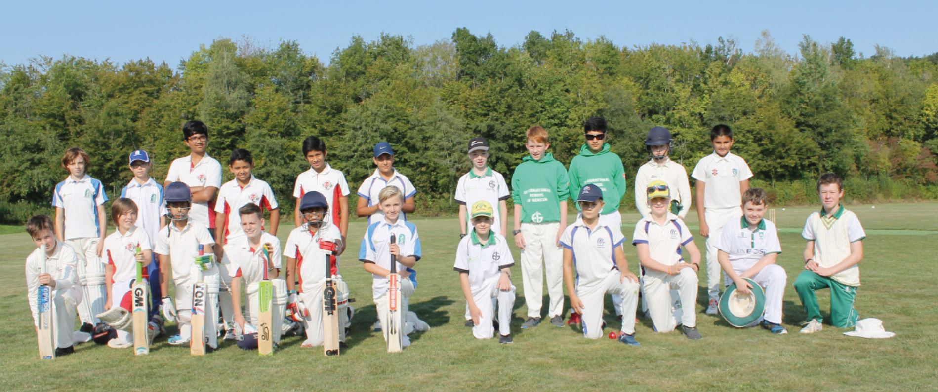 Cossonay, cricket-club. Juniors de Suisse en tournoi