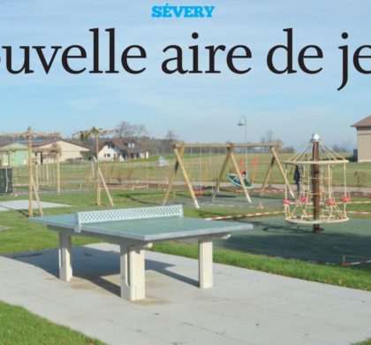 Sévery, nouvelle aire de jeux