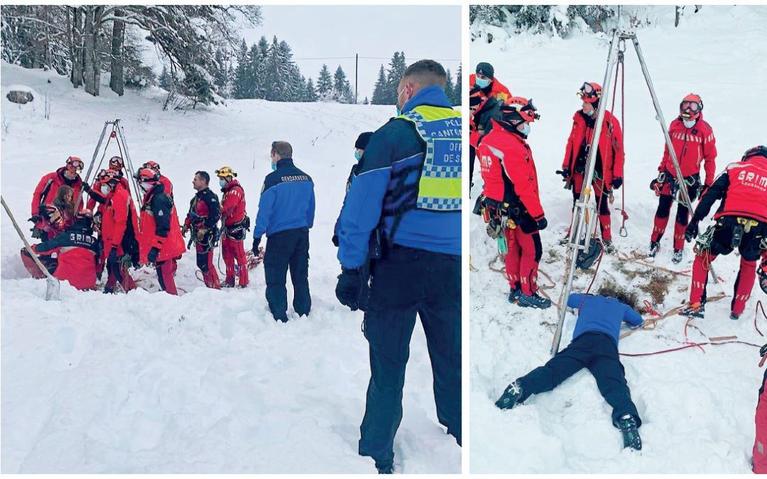 Mont-la-Ville. Après une chute dans une cavité naturelle. Une fillette de 10 ans sauvée