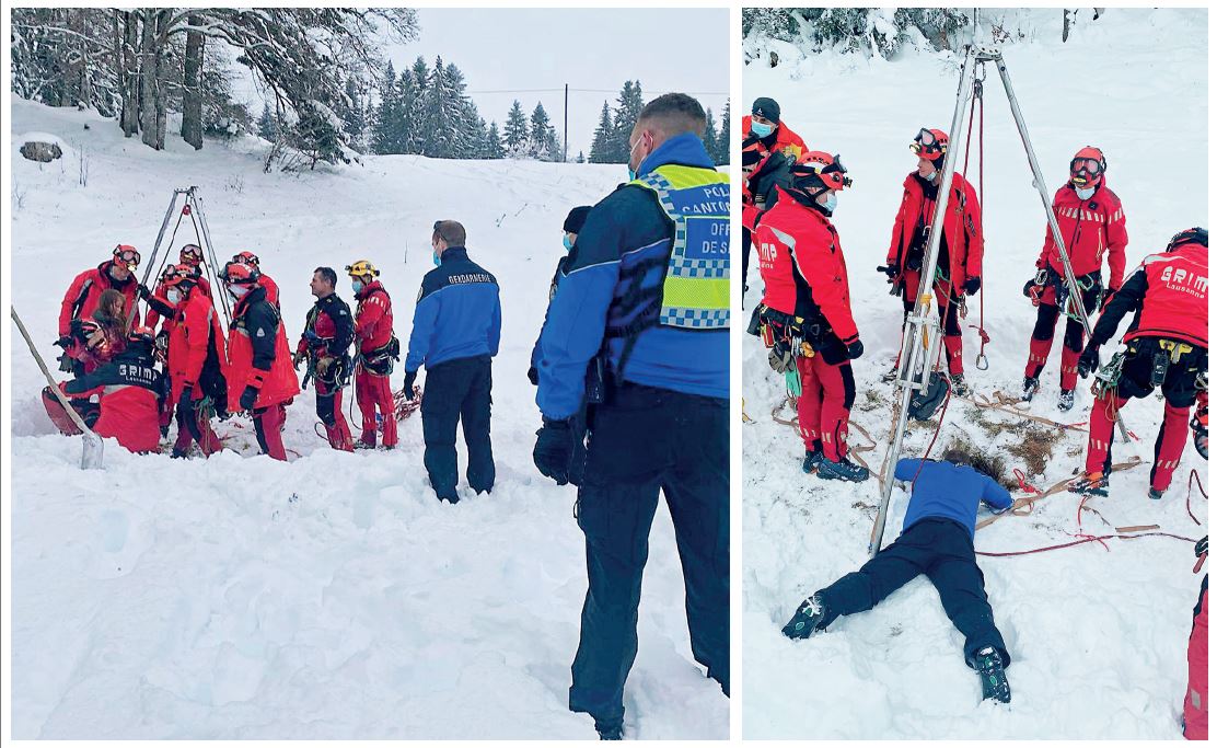 Mont-la-Ville. Après une chute dans une cavité naturelle. Une fillette de 10 ans sauvée