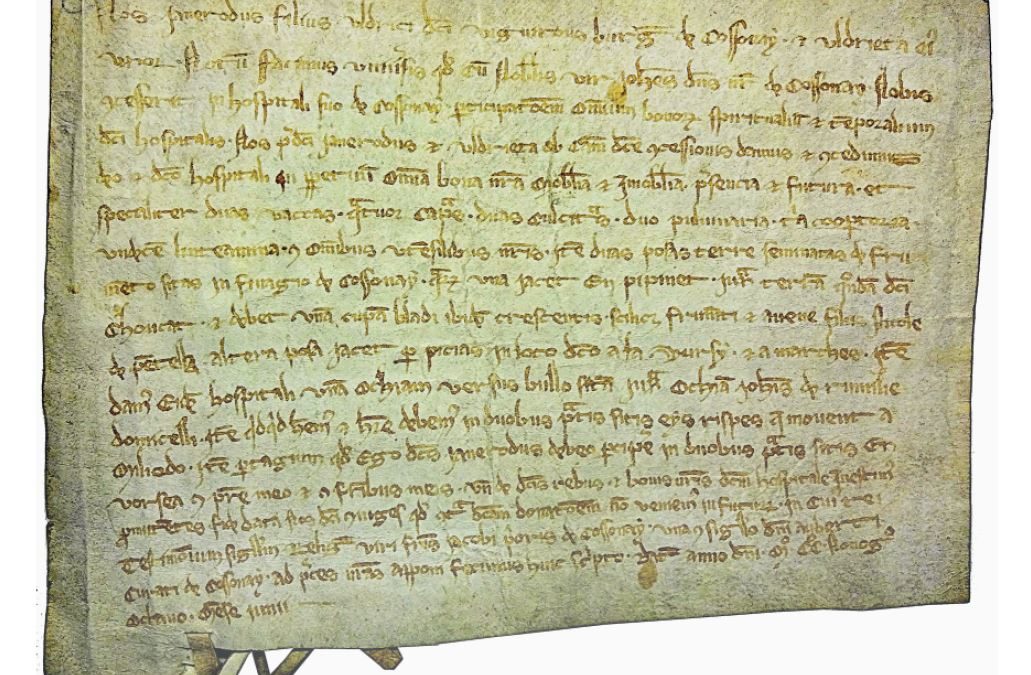 Trésors d’archives. 1298: premier inventaire ménager de Cossonay