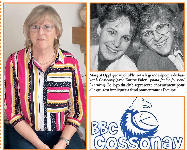 Histoire du Basket-ball Cossonay avec Margrit Oppliger. « L’ambiance était fabuleuse»