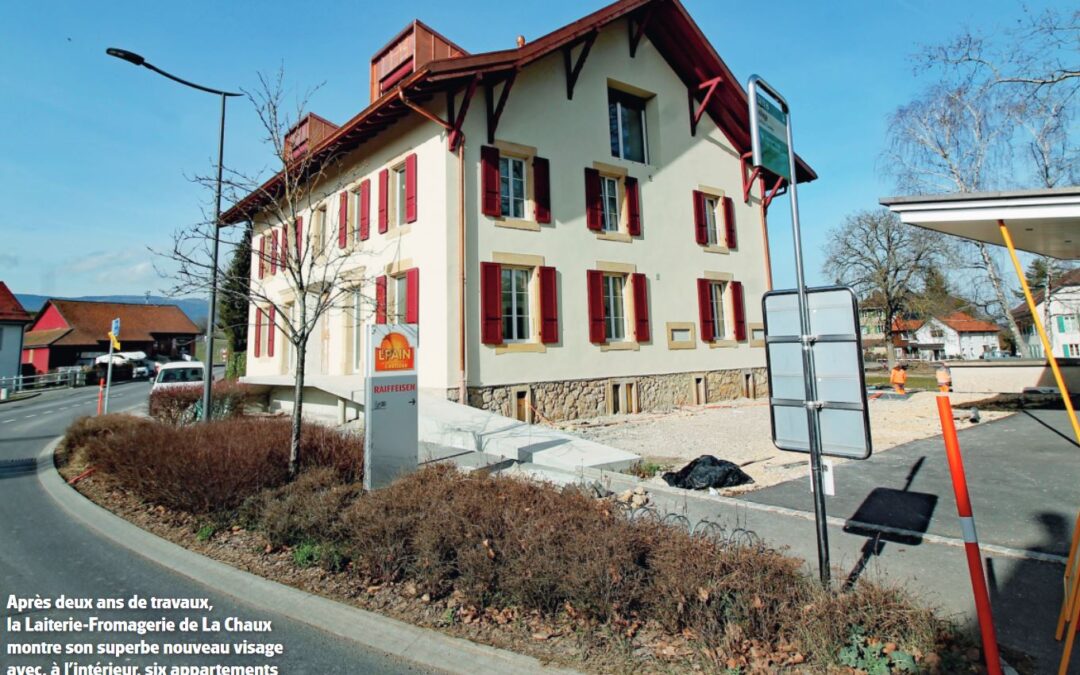 La Chaux, la laiterie achève sa mue