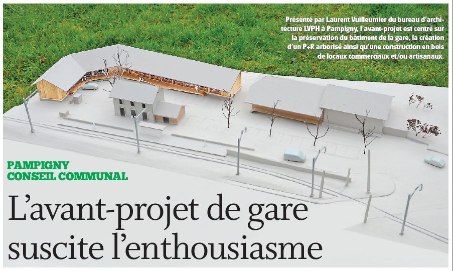 Pampigny, l’avant-projet de gare suscite l’enthousiasme