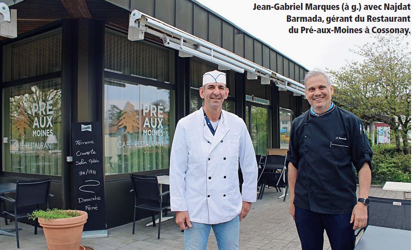 Echo commercial à Cossonay, restaurant du Pré-aux-Moines. Une priorité accentuée aux produits locaux