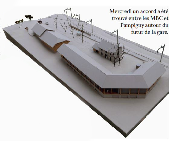 Pampigny. Entente sur le futur de la place de la gare