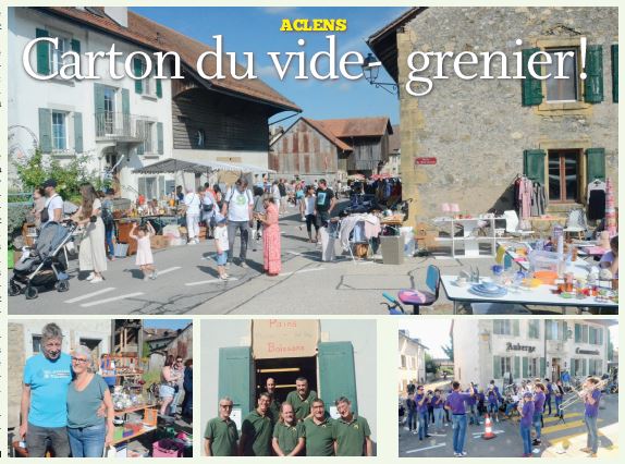 Aclens, carton du vide-grenier!