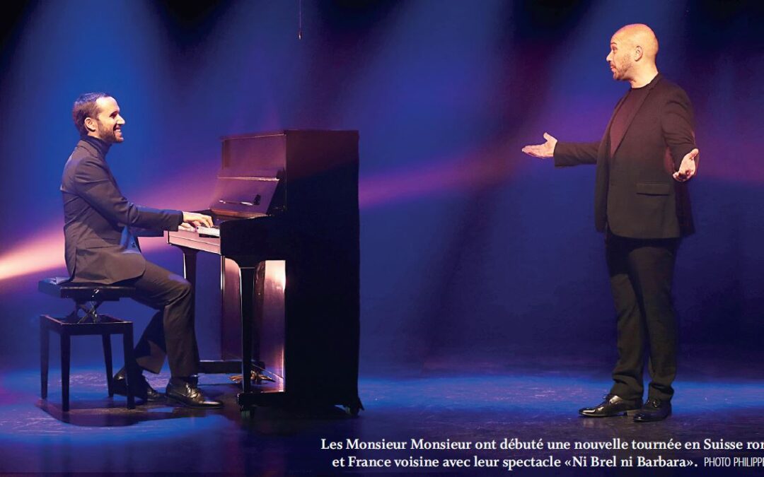 La Chaux (28.09.21), spectacle “Ni Brel ni Barbara”  dans une salle de théâtre au cœur d’un semi-remorque