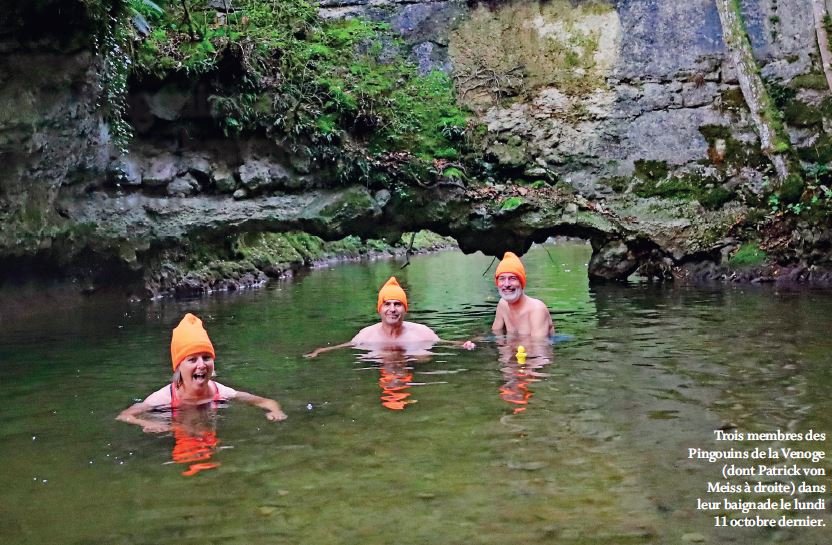 Les Pingouins de la Venoge bravent l’eau froide