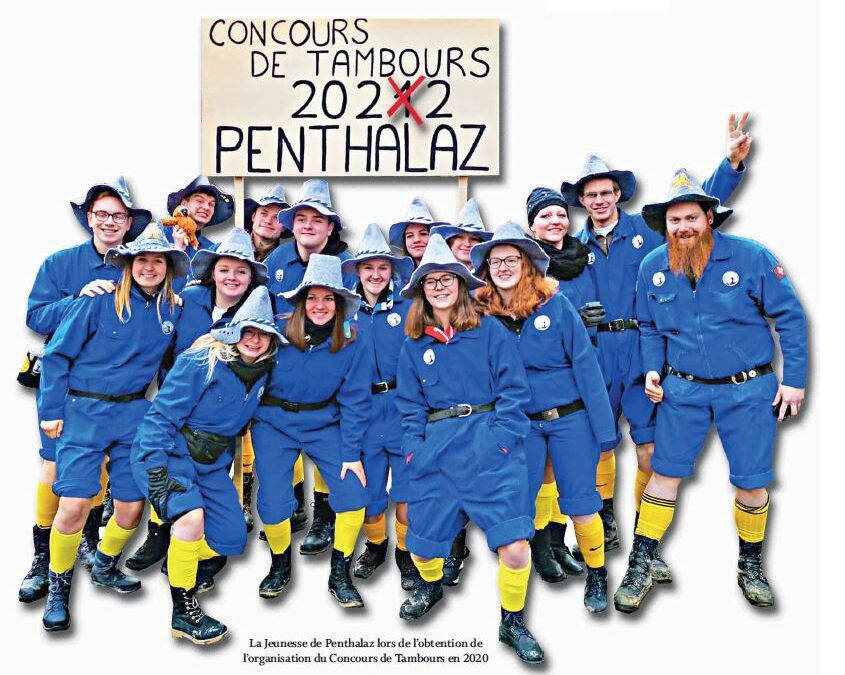 Jeunesse de Penthalaz. Il était tambour!