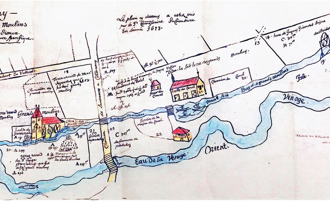 Quand en l’an 1673 Cossonay et Penthalaz avaient un port…