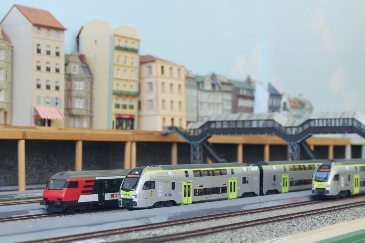 Lausanne, maquette ferroviaire géante