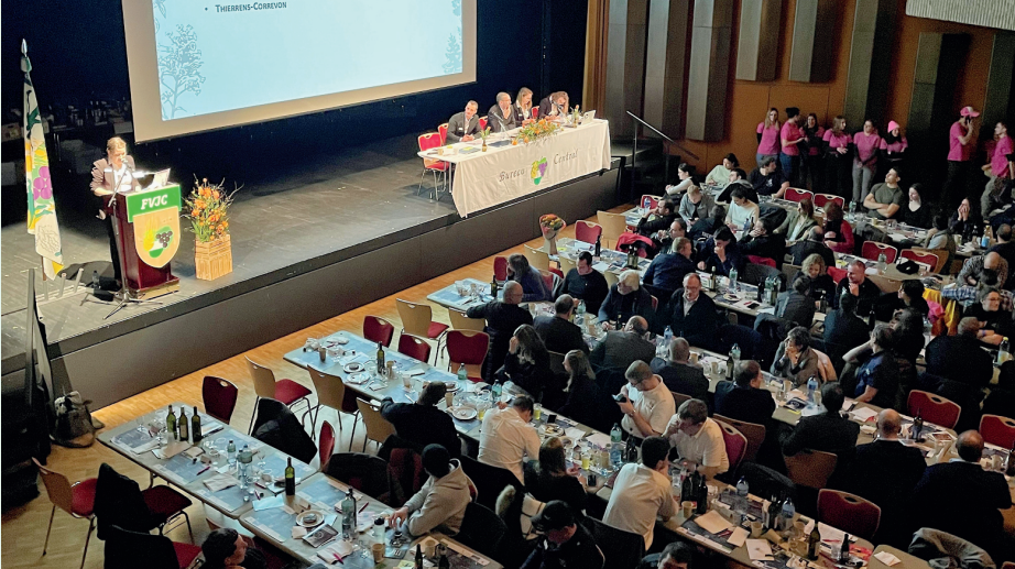 Savigny, assemblée générale de la Fédération Vaudoise des Jeunesses Campagnardes