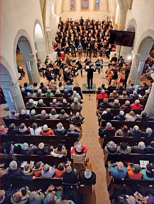 Cossonay – Le choeur mixte de La Sarraz et la chorale de Cossonay ensemble