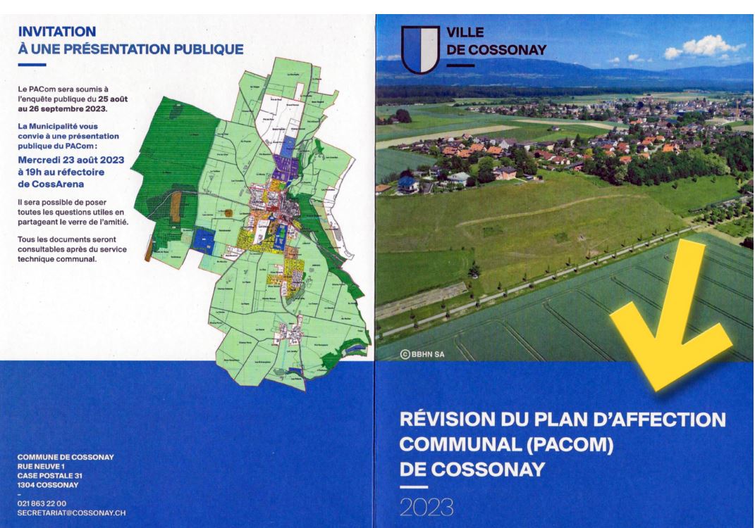 Cossonay révise son plan pour que l’on s’aime mieux les uns les autres !