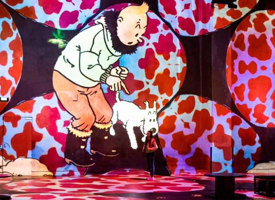 Lausanne, Beaulieu. Expo “Tintin, une aventure immersive”