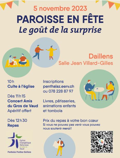 Daillens, la fête de paroisse a lieu ce dimanche !