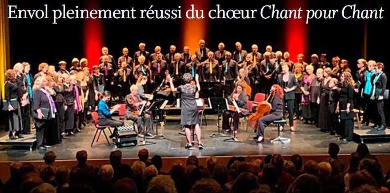 Cossonay, Envol pleinement réussi du chœur Chant pour Chant