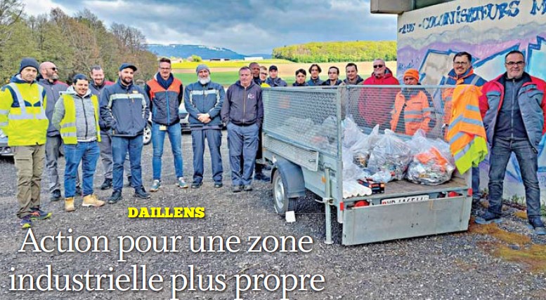 Daillens, action pour une zone industrielle plus propre