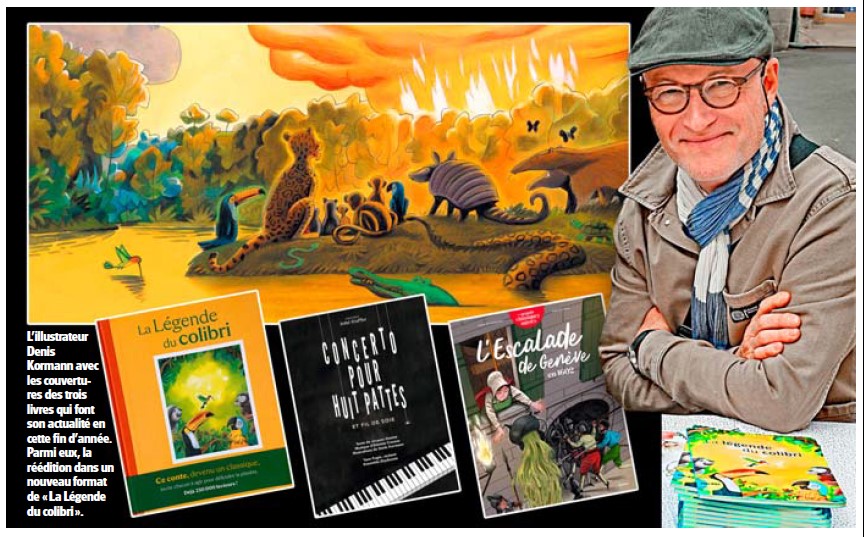 Vullierens, 3 parutions pour l’illustrateur Denis Kormann