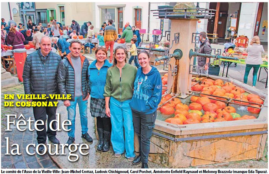 Cossonay. Fête de la courge