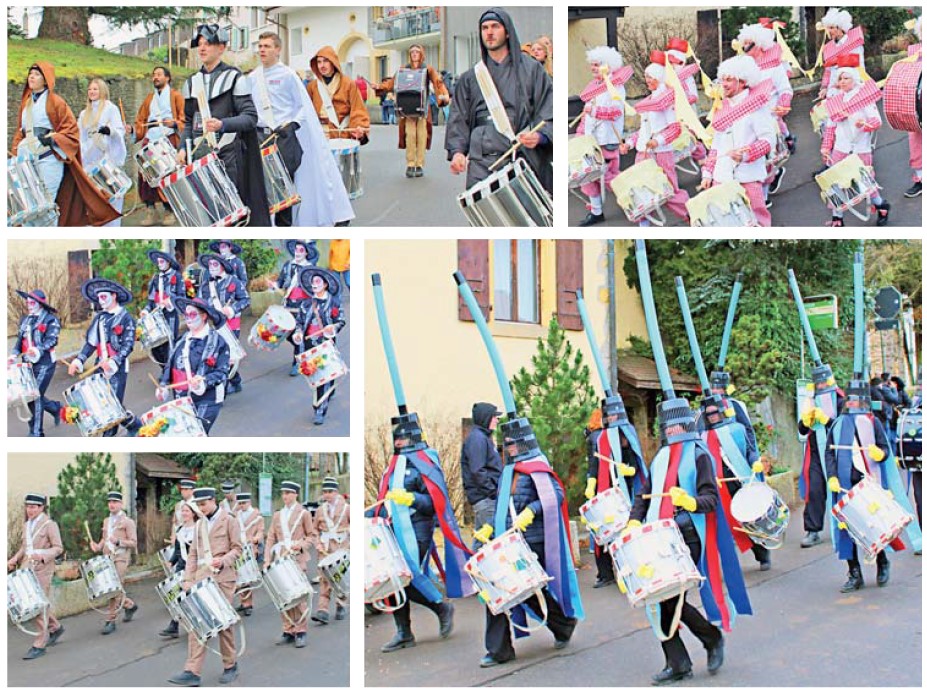 Chevilly, tambours concours et humour