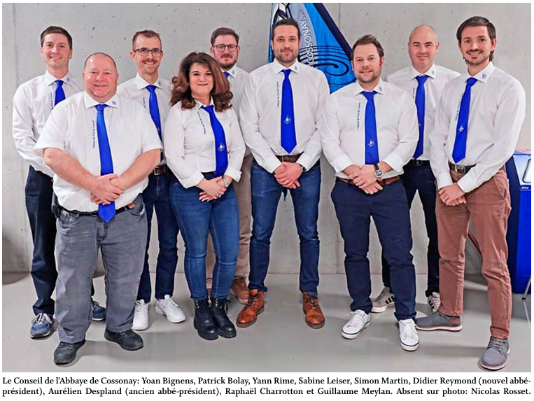 Cossonay – Assemblée générale de l&rsquo;Abbaye des Amis de Cossonay
