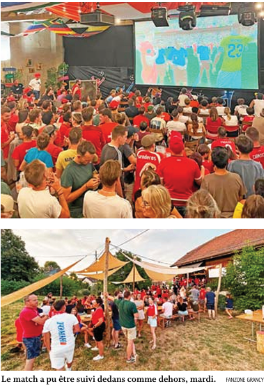 Grancy – La coupe du monde de football comble la fanzone