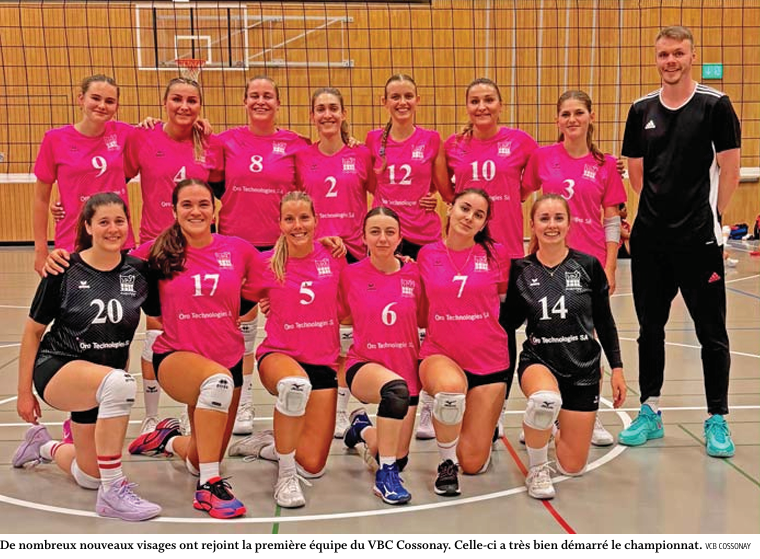 Volleyball – Le VBC Cossonay a ambitionné de retrouver la première ligue
